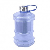 China factory 2.2L hexagon plastic gym water bottle